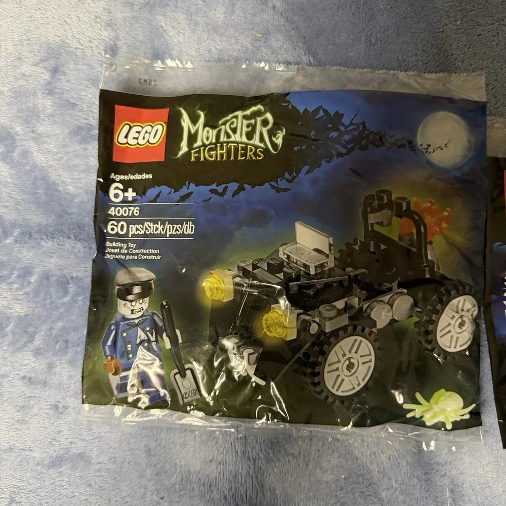 Lego Monster Fighters New Sealed Polybag Zombie Car , Ghost Lot Of 2